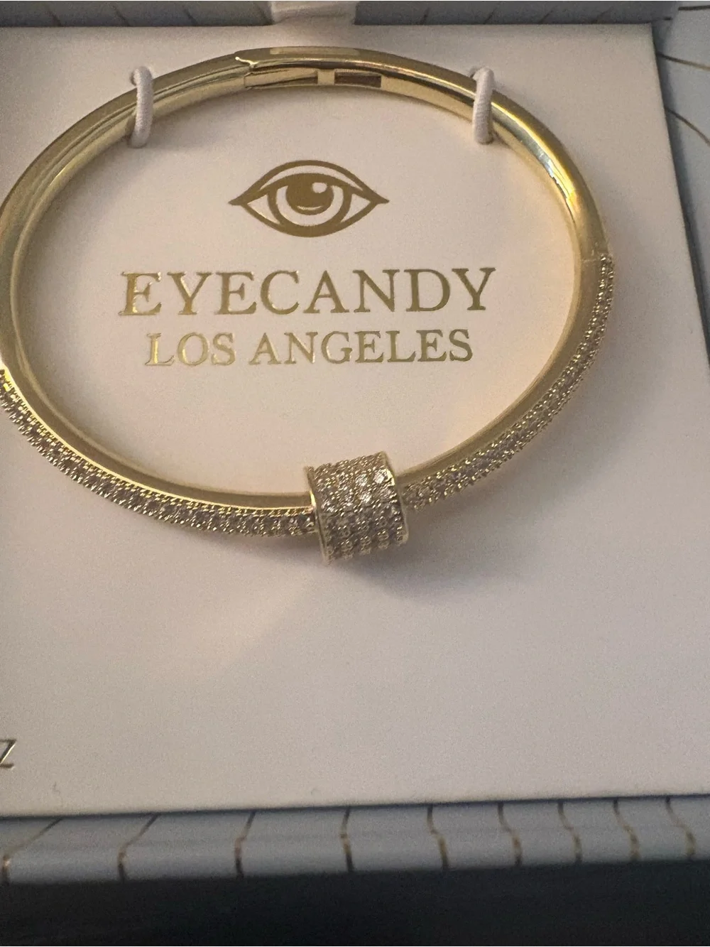 NEW Eye Candy Gold Bangle Bracelet